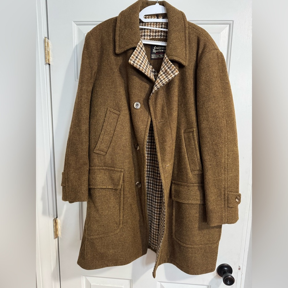 Oakbrook Vintage Tan Pea Sport Coat Wool